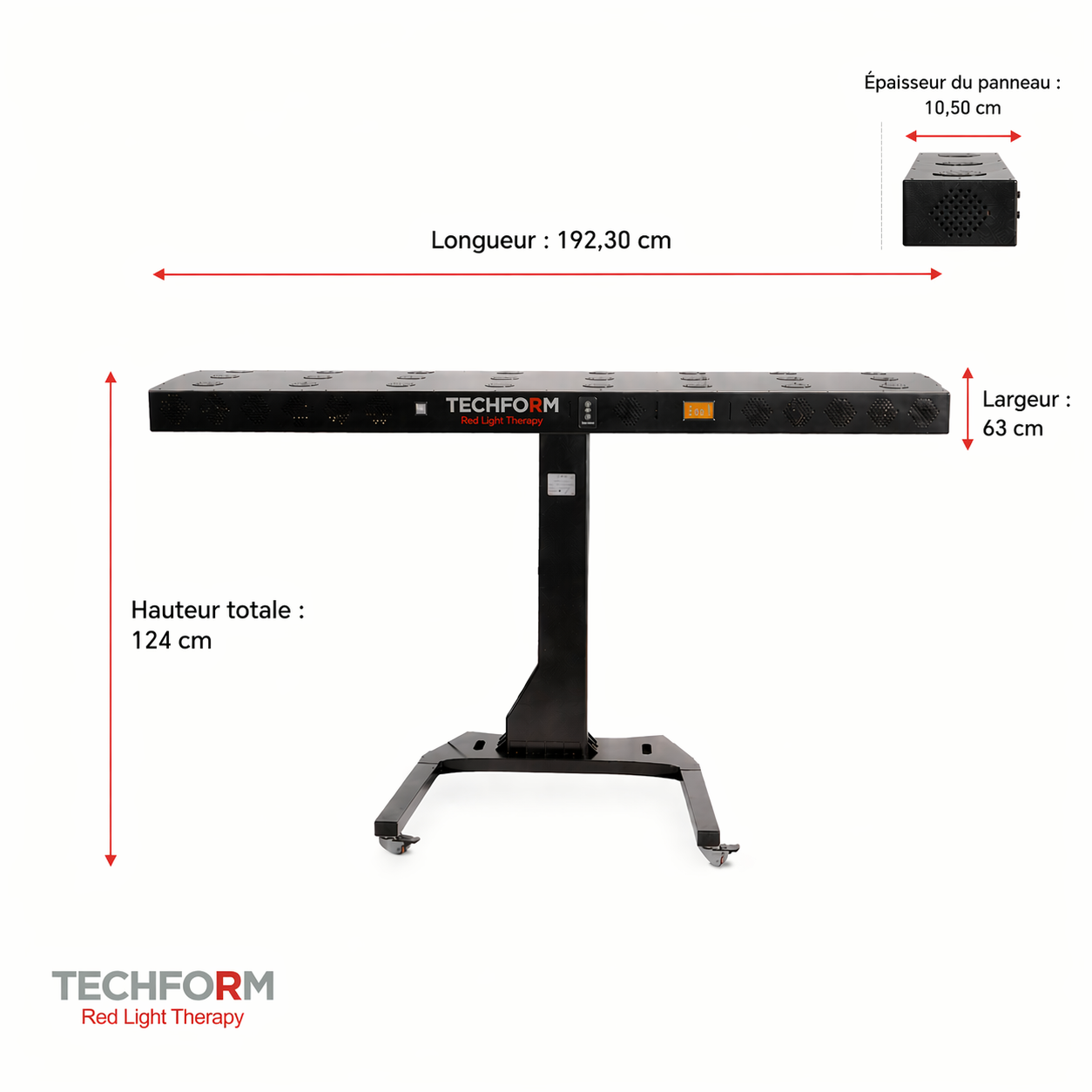 Redlight Therapy PANEL 2000L - 9 Wavelength